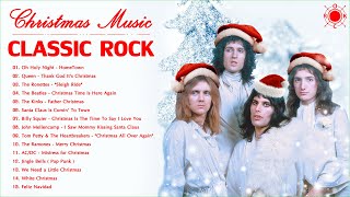 Classic Rock Christmas Music  Best Rock Christmas Songs  Merry Christmas [upl. by Artenehs]