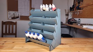 Build you own paint rack easy and cheap  model modeling modelismonaval modelismo [upl. by Odnesor]