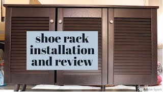 shoe rack full review and installation  never buy before watching this [upl. by Adelaida]