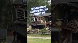 Aftermath of BAD storm in Cleveland weather vlog dailyvlog tornado [upl. by Aihseya621]