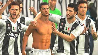 PES 2019 Cristiano Ronaldo Hattrick ● Juventus Comeback Atletico Madrid ● UEFA Champions League [upl. by Halfon]