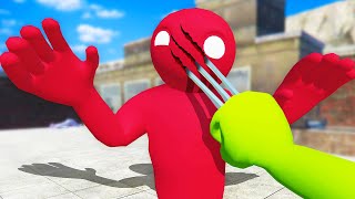 Using Modded Weapons against Gang Beasts NPC Bonelab Mods [upl. by Abbi301]