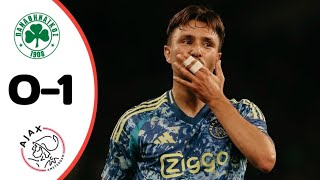 Panathinaikos Vs Ajax 01 All Goals Results Extended Highlights amp Analysis [upl. by Ainafets]