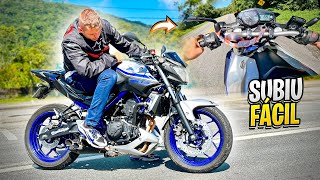 YAMAHA MT 03 RECEBENDO A TOCADA CHAVE 🔑 [upl. by Muryh]