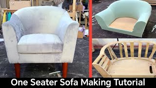 diy How To Making Modern living Room Chairs  Step By Step Making Process Forhad Furniture [upl. by Corliss816]