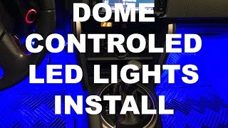 How to install Car LED Lights inside controlled by door [upl. by Silyhp]