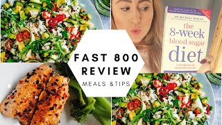 FAST 800 REVIEW 800 CALORIES PER DAY WEEKLY MEAL IDEAS [upl. by Rosa]