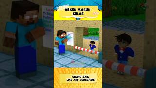 Absen masuk kelas⁉️skibiditoilet minercraft meme memes shorts funny [upl. by Yawnoc]