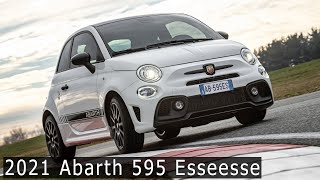 New 2021 Abarth 595 Esseesse  Interior Review Design Features [upl. by Nryhtak]