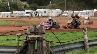 Gloucestershire autograss 29924 ukac round 5 junior specials B final rerun roll [upl. by Marlo]