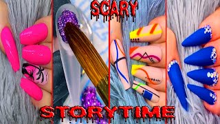 Nail Art Storytime TikTok Scary Storytime 👻😱 [upl. by Kean503]