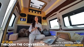 Tour our 2022 TATA Winger based Mini Lounger on Wheels  Motorhome Adventures [upl. by Metts538]