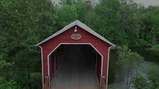 Pont couvert Beauséjour de Amqui au Québec [upl. by Idas]