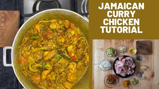 Jamaican Curry Chicken Tutorial [upl. by Akiemaj]