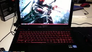 Lenovo Y500 SLI Full English Review and Benchmarks [upl. by Gable483]