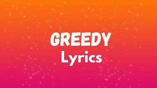 Greedy  Tate McRae Lyrics [upl. by Adnyc229]