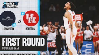 Houston vs Longwood  First Round NCAA tournament extended highlights [upl. by Diad]