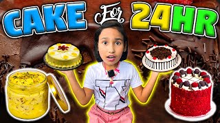 Eating Cakes For 24 Hours Challenge  Eating Yummy Cakes  LearnWithPari [upl. by Westmoreland]