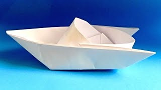 How To Make a Paper Boat That Floats  Origami Boat [upl. by Misti117]