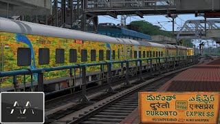 12285Secunderabad  Hazrat Nizamuddin Duronto Express  JourneySecunderabad to Kazipet  RW TS [upl. by Ellan]