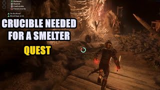 Crucible Needed for a Smelter Quest Enshrouded [upl. by Irual]