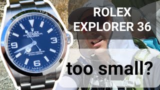 Rolex Explorer 36 124270 Review  Still too small [upl. by Roberta375]