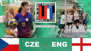 U17 Korfball World Cup 2024  Czechia  England [upl. by Artenal223]