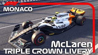 ASSETTO CORSA  McLaren Triple Crown Livery  MCL60  MONACO  HOTLAP [upl. by Nollie]