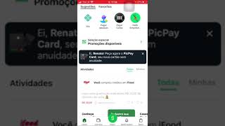 💲 Ganhe Cashback com PicPay shorts [upl. by Esorbma]