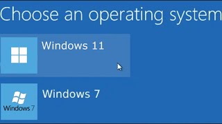 Dualbooting Windows 7 and 11 [upl. by Ahsemad690]