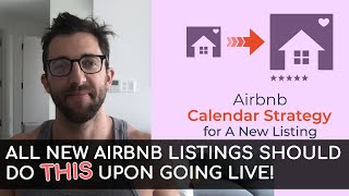 New Airbnb Listing Calendar Strategy [upl. by Mireille]