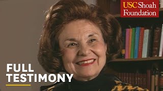 Jewish Holocaust Survivor Ruth Grunwald  Full Testimony  USC Shoah Foundation [upl. by Busby]