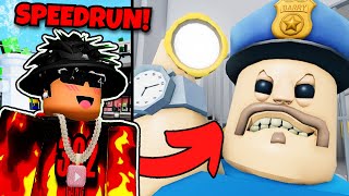 BARRYS PRISON RUN 😱 OBBY  Roblox SPEEDRUN [upl. by Ymiaj]