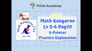 【Math Kangaroo】Lv34 Daily Challenge 5Pointer Day10 Video Explanation [upl. by Kennie]