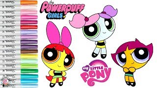 Powerpuff Girls Color Swap My Little Pony Cutie Mark Crusaders  SPRiNKLED DONUTS [upl. by Heidie]