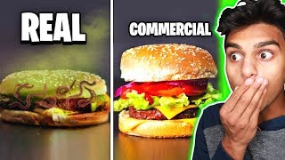 SHOCKING Tricks Commercials Use To Make FOOD Look SO DELICIOUS Food In Commercials Vs In Real Life [upl. by Yemarej941]