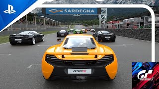 Gran Turismo 7  Daily Race A  Sardegna  Road Track  B  McLaren 650S [upl. by Florina]