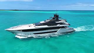 Luxury Flybridge Yachts  Riva 130 Bellissima the fleet flagship  Ferretti Group [upl. by Dumond282]