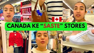 Canada ke saste stores Best deals on these stores  Shopping Vlog [upl. by Naved]