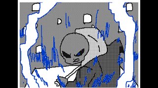 【undertale】sans fight flipnote animation 「The REAL battleReversal」 [upl. by Elle]