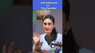 Rich Influencer Vs Tiny Youtuber umarsaleem shorts influencer instagood [upl. by Otes]