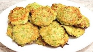 Estas TORTITAS DE CALABACÍN siempre triunfan  Receta fácil  ZUCCHINI PANCAKES Recipe [upl. by Weiman]