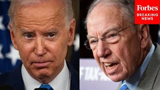 JUST IN Grassley Reveals Alleged Recordings Of Biden With Foreign National Who Allegedly Bribed Him [upl. by Nirrol]