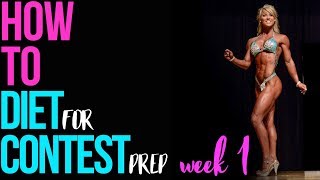 How To Diet For Contest Prep  Week 1 [upl. by Jerrol]