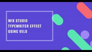 How to create a typewriter effect on Wix Studio [upl. by Weinert]