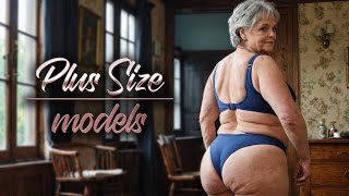 Fabulous at Any Age Cozy Chic Confidence in PlusSize Swimsuits  Natural Old Woman [upl. by Jallier]