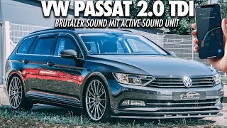 LAUT amp TIEF Soundmodul im VW Passat 20 TDI B8 nachrüsten  Cete Automotive [upl. by Anivlac]