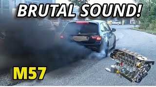 BRUTAL M57 Diesel Engine Sound Compilation  MUST WATCH [upl. by Nylaret]