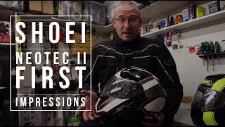 REVIEW Shoei Neotec II  First Impressions [upl. by Yenruogis853]