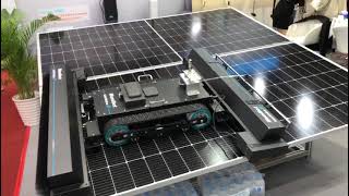 Mamibot Solarwalker S1 full automatic PV cleaner at Canton fair 2024 [upl. by Ferullo]